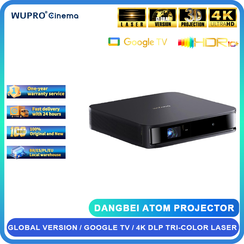 Home Cinema Laser Projector - Dangbei ATOM Laser Projector First Google