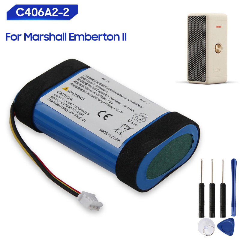 Home Cinema Marshall - Replacement Battery C406A2-2 For Marshall Emberton