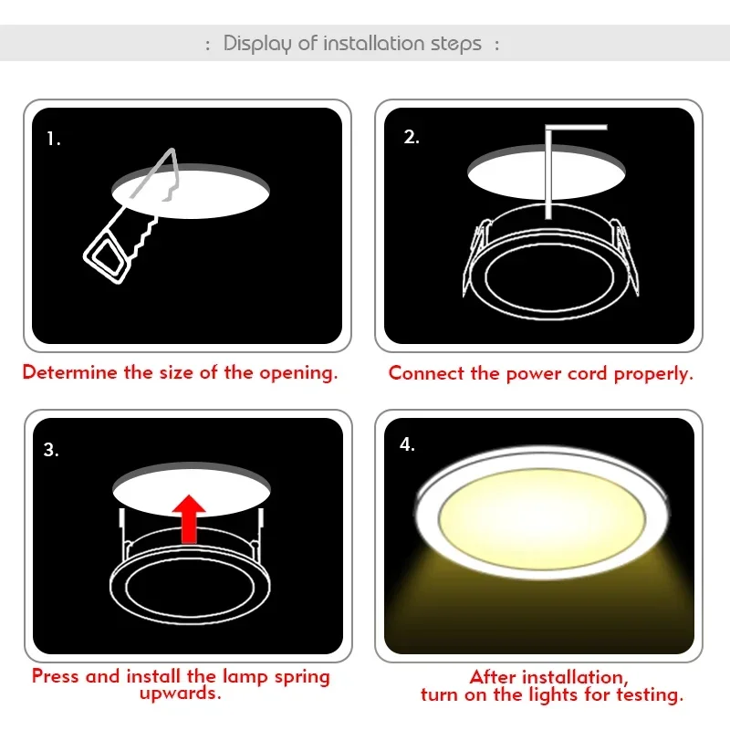 LED Downlight 3W 5W 7W 9W 12W  - огляд і ціна Home Cinema Led