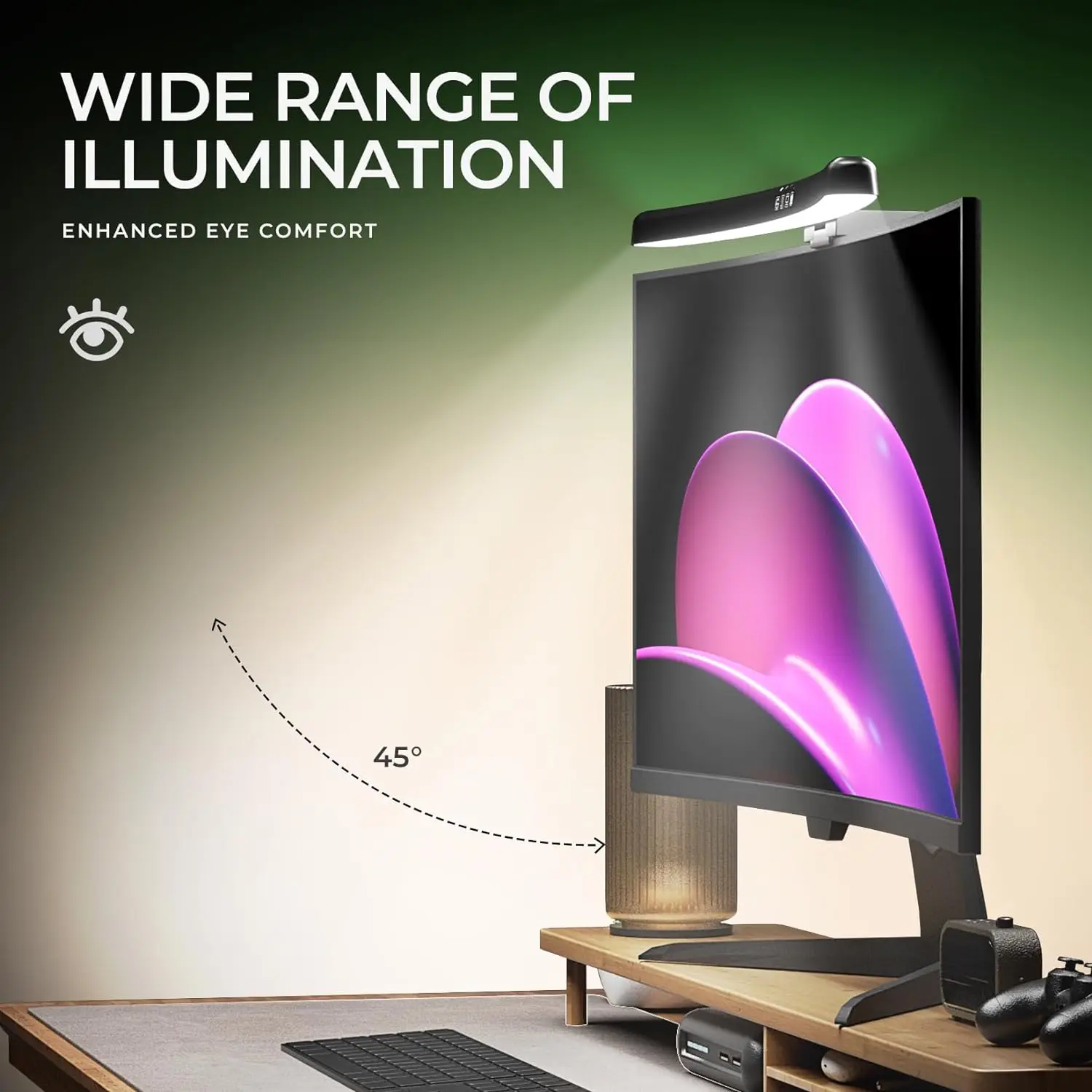 Monitor Light Bar Curved with  - огляд і ціна Home Cinema Led