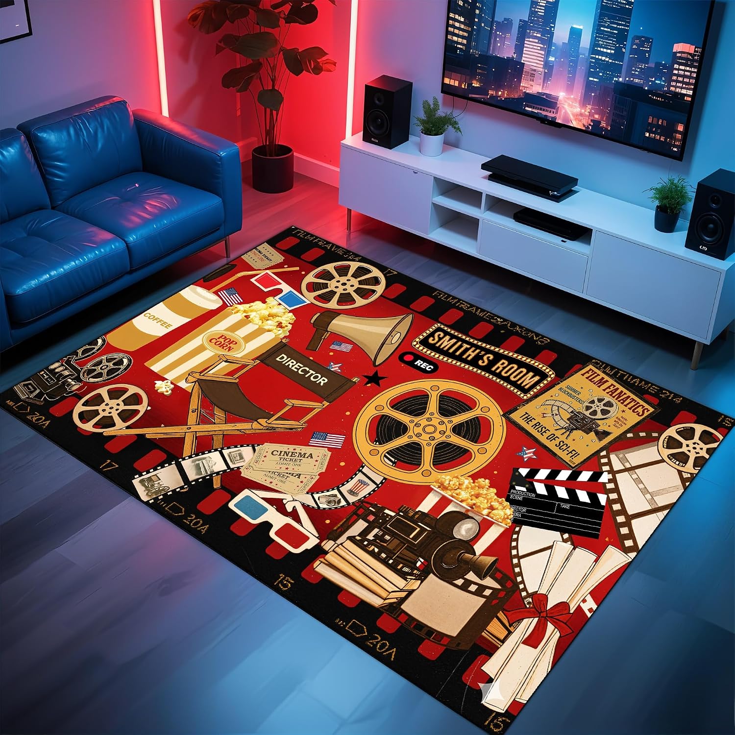 Custom Name Cinema Theme Carpe - огляд і ціна Home Cinema Flooring