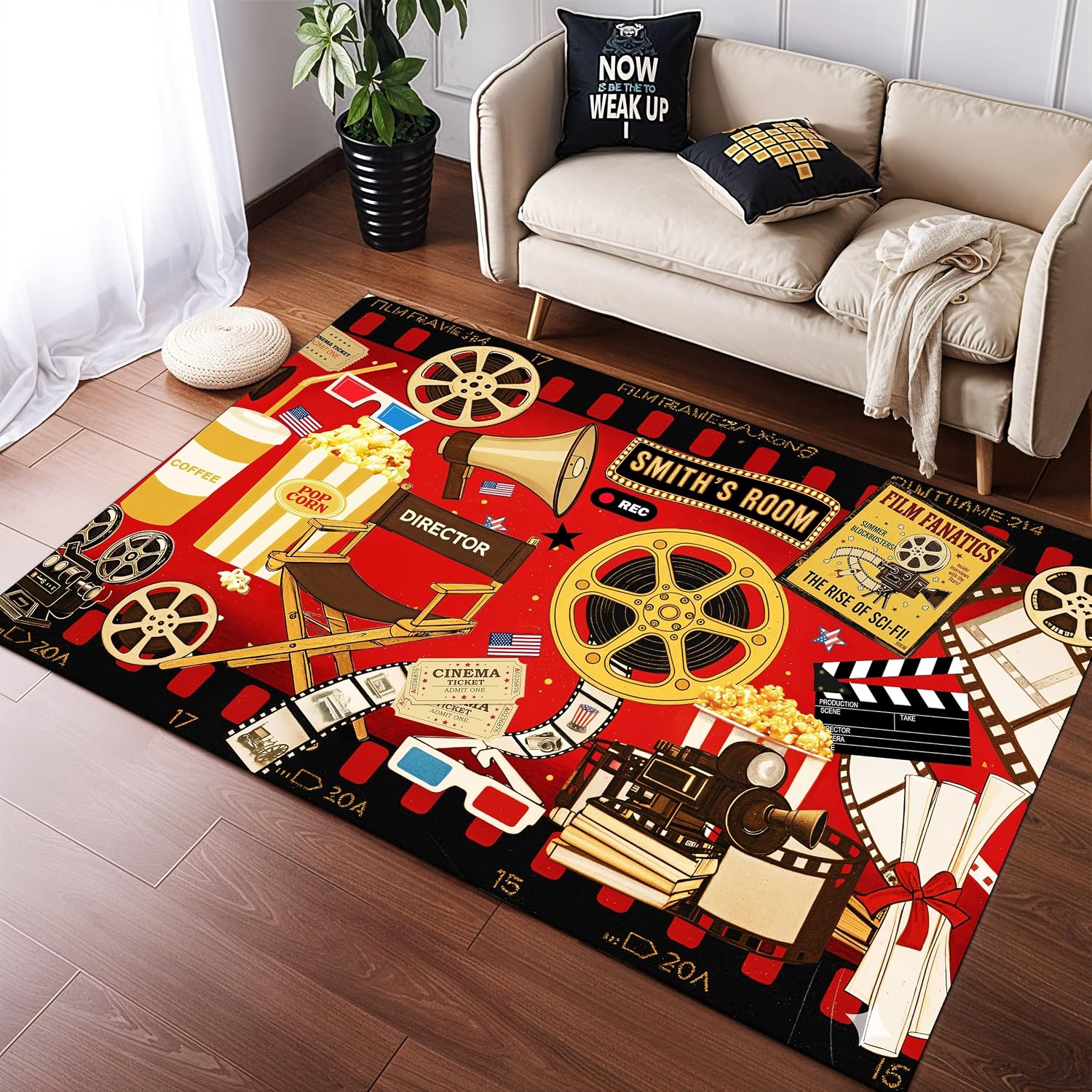 Custom Name Cinema Theme Carpe - огляд і ціна Home Cinema Flooring