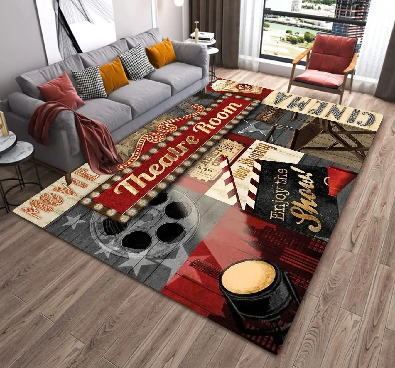 Retro cinema home cinema area  - огляд і ціна Home Cinema Flooring