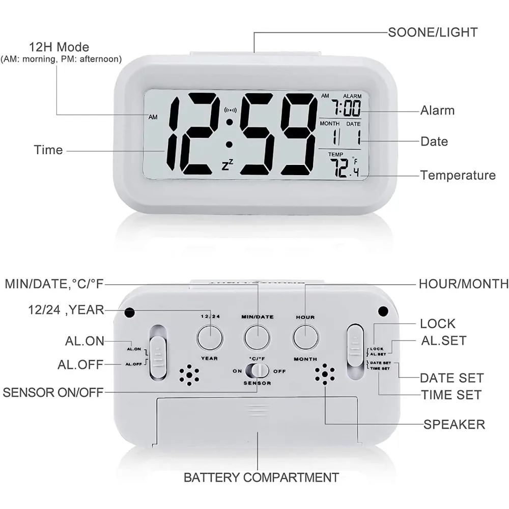 LED Electronic Digital Alarm C - огляд і ціна Home Cinema Led