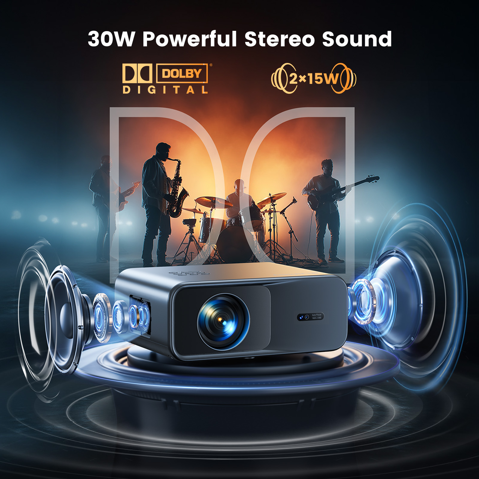 WIMIUS 1200 ANSI Projector 4K  - огляд і ціна Home Cinema Laser Projector