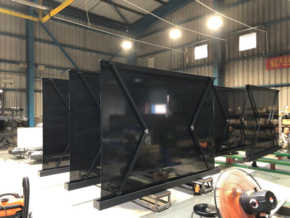 Electric 92-Inch Pop-Up Projec - огляд і ціна Home Cinema Flooring