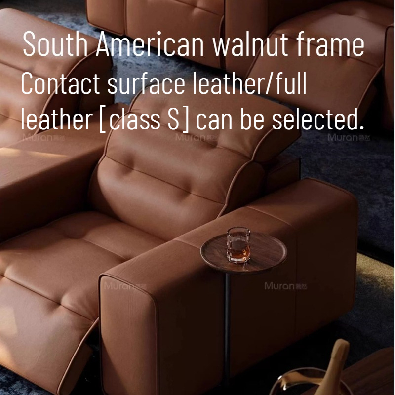 Top-grain Leather Electric Sof - огляд і ціна Home Cinema Room Size