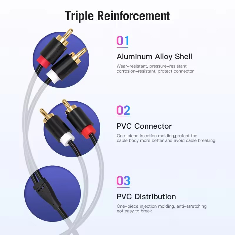 Dual RCA Cable HIFI Stereo 2 R - огляд і ціна Home Cinema Installation