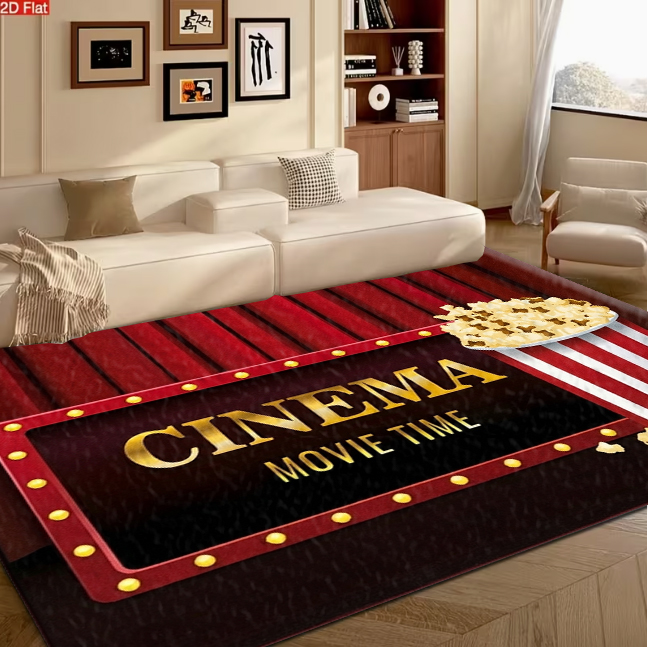Cinema Movie Time Popcorn Them - огляд і ціна Home Cinema Flooring