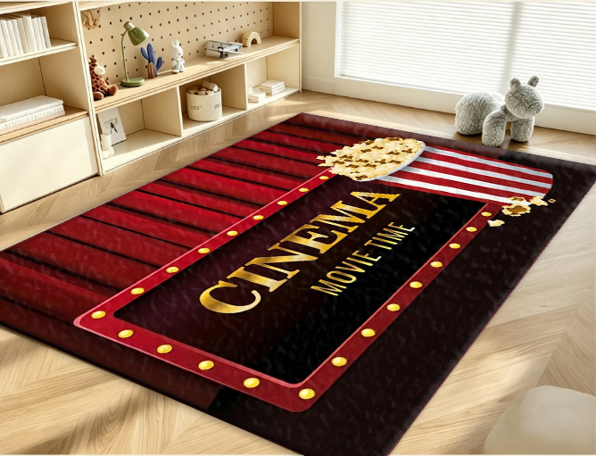 Cinema Movie Time Popcorn Them - огляд і ціна Home Cinema Flooring