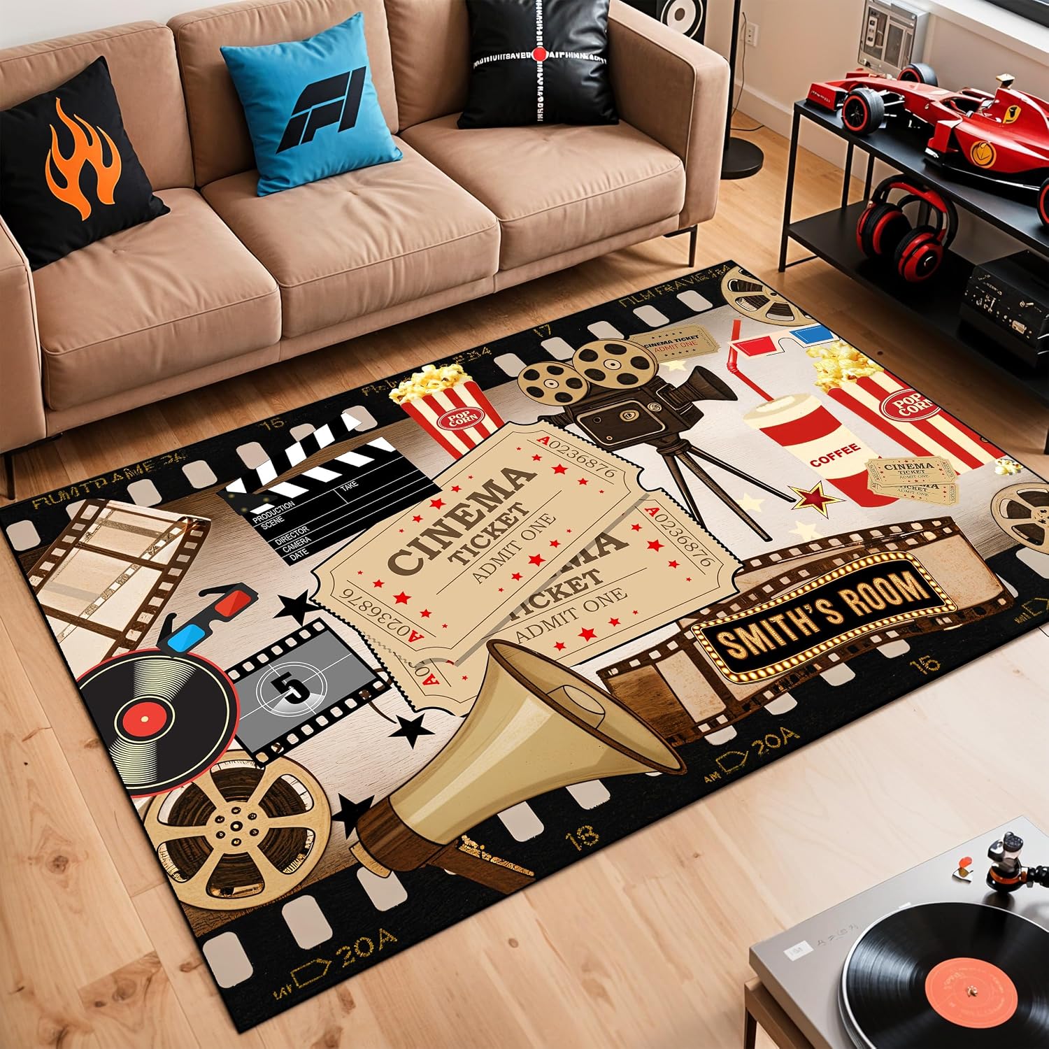 Personalized Name Cinema Carpe - огляд і ціна Home Cinema Flooring