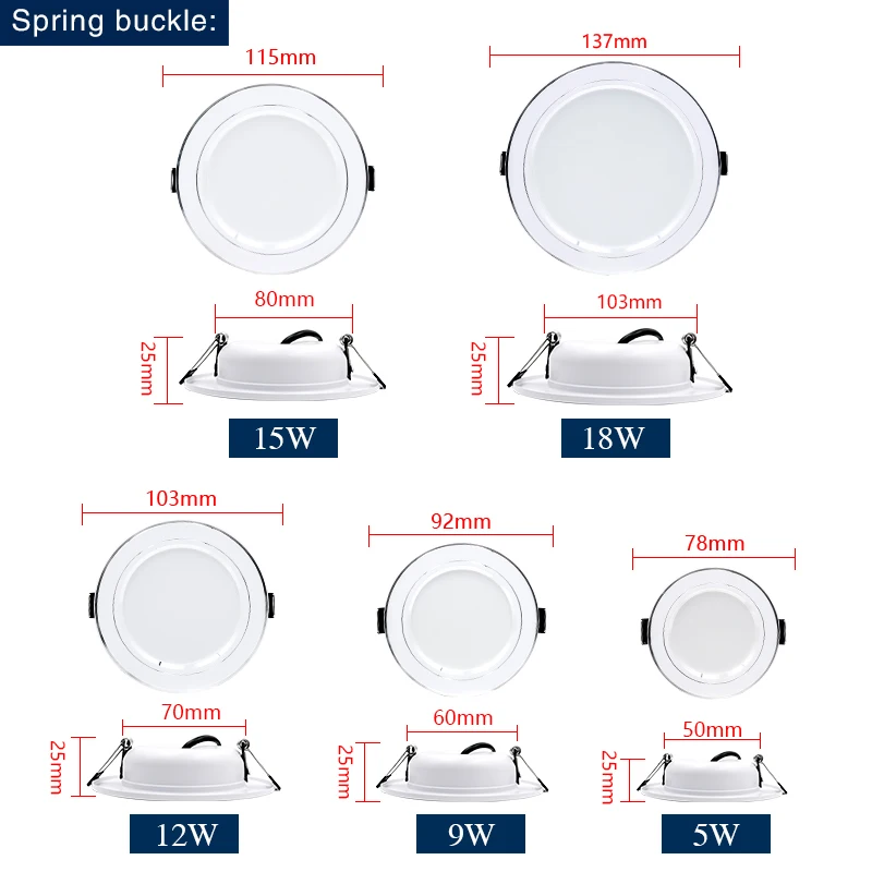 Led Downlight Recessed Round C - огляд і ціна Home Cinema Led