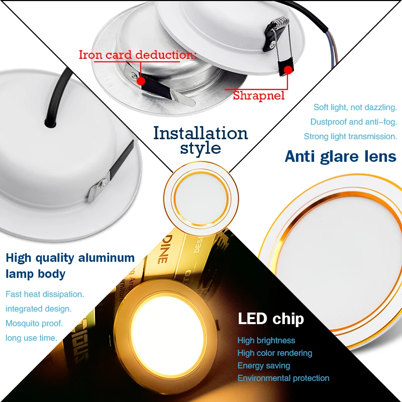 Led Downlight Recessed Round C - огляд і ціна Home Cinema Led